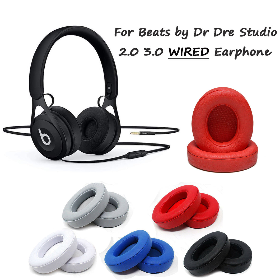 For Beats by Dr Dre Studio 2.0 3.0 Wired Earphone Replacement Ear Pads Cushion