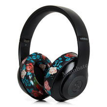 Load image into Gallery viewer, For Beats by Dr Dre Studio 2.0 3.0 Wired Earphone Black Flower Replacement Ear Pads Cushion
