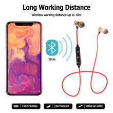 Load image into Gallery viewer, Metal Magnetic Wireless Bluetooth Earphone Sports Headset Stereo Bass Headphone
