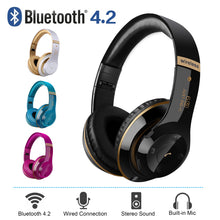 Load image into Gallery viewer, Wireless Bluetooth Headphones Stereo Heavy Bass Earphones Over the Ear Headset
