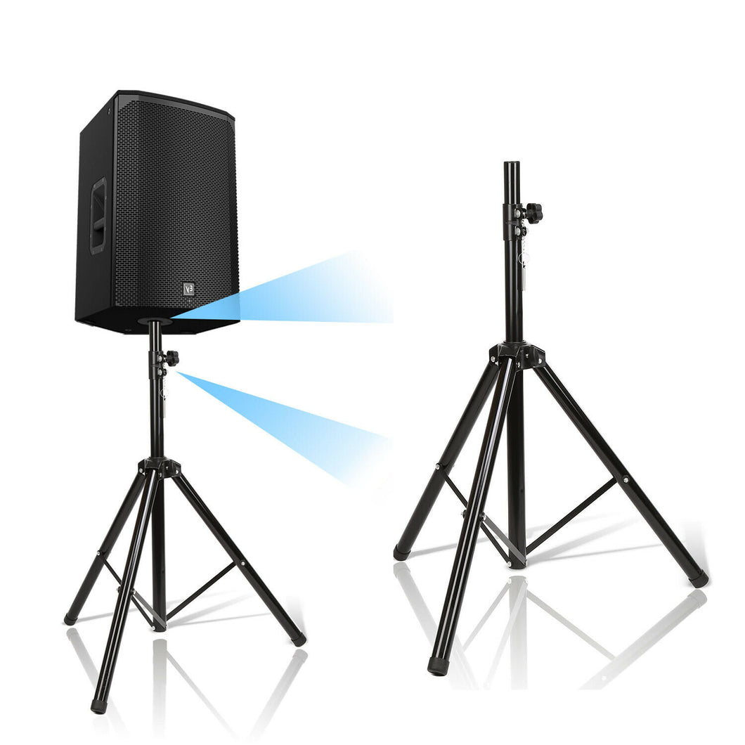 1Pack Speaker Tripod Stand Adjustable Height Heavy Duty Holder for Recording Studio Party Wedding