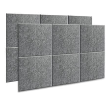 Load image into Gallery viewer, Dark Grey 12pcs Acoustic Panels High Density Soundproof Absorbing Noise Cancellation Wall Decoration &amp; Acoustic Treatment
