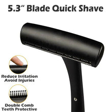 Load image into Gallery viewer, 18in Back Hair Removal Body Shaver Ergonomic Handle Shave Wet/Dry w/ 13 Blades
