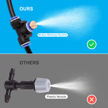 Load image into Gallery viewer, Mist Cooling System 26Ft Line + 10 T-Joint Nozzles Water Sprayer Patio Garden Lawn
