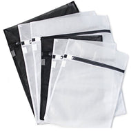6x Zipped Wash Bag Net Laundry Washing Mesh Lingerie Underwear Bra Clothes Socks