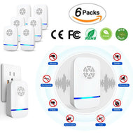 6X Electronic Ultrasonic Pest Repeller Plug In Repellent Rat Mouse Spider Insect