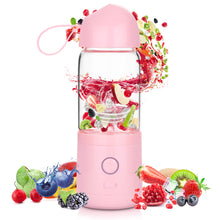 Load image into Gallery viewer, 550ML USB Portable Mixer Rechargeable Juicer Fruit Blender Juicer Shaker Bottle
