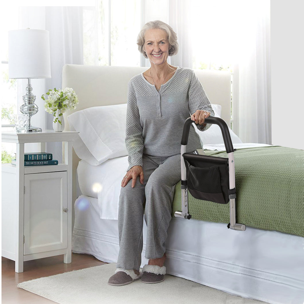 Safety Guard Bed Assist Rails Elderly Adult Adjustable Support Handle Handicap