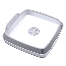 Load image into Gallery viewer, Foldable Dish Tub Washing Basin Collapsible Draining Pan Strainer Food Basket
