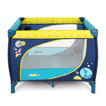 Load image into Gallery viewer, Odoland	39&#39;&#39;x 39&#39;&#39; Infant Toddler Foldable Playpen Playard With Mattress Rail Fence Blue
