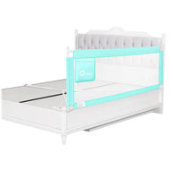 ODOLAND 70inch Green Bed Rail Extra Long Vertical Lifting Safety Bed Rail Assist for Crib Kids