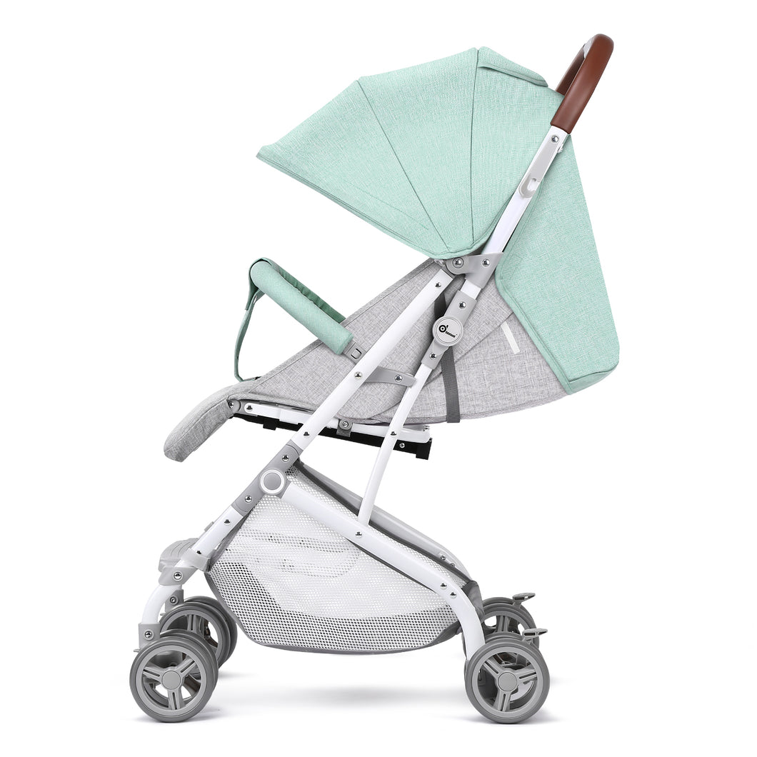 Light Blue Baby Infant Foldable Umbrella Stroller Lightweight Travel Carriage Pushchair