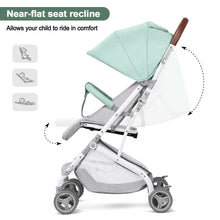 Load image into Gallery viewer, Light Blue Baby Infant Foldable Umbrella Stroller Lightweight Travel Carriage Pushchair
