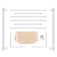 Load image into Gallery viewer, Odoland 70in Foldable Baby Toddler Safety Bed Rail Anti Falling Guard Beige New
