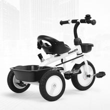 Load image into Gallery viewer, Kids Toddler Tricycles Bicycle Stroller Retractable Push Handle Safe Belt Trike
