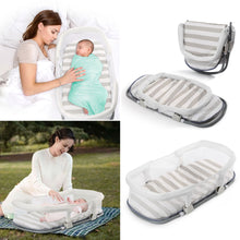 Load image into Gallery viewer, Portable Baby Bedside Sleepers Lounger Infant Bassinet Sleeping Bed for Napping
