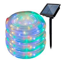 Load image into Gallery viewer, 200 Led Multi-Color Solar Rope Lights Waterproof String Fairy Lights
