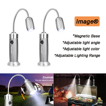 Load image into Gallery viewer, 2pack BBQ Grill Light Portable Camping LED Flashlight Goose Neck Outdoor Lamp
