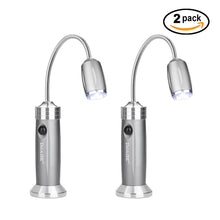 Load image into Gallery viewer, 2pack BBQ Grill Light Portable Camping LED Flashlight Goose Neck Outdoor Lamp
