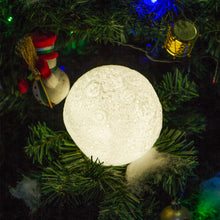 Load image into Gallery viewer, Rechargeable Moon Lamp Night Light Kids Dimmable LED Touch Changing Light
