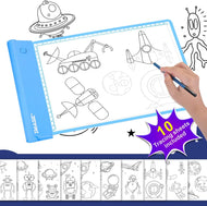 IMAGE Adjustable Light-up Tracing Pad Pink Coloring Board Gift Toys For Kid Girl