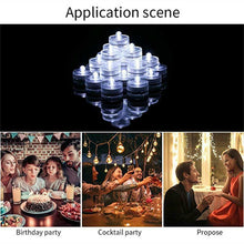 Load image into Gallery viewer, 10PCS Warm White Submersible Waterproof LED Tea Lights Flameless Candles
