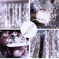 White  USB Remote Control 3*3M 300LED String Lights Waterproof