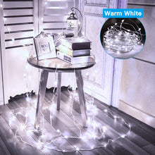 Load image into Gallery viewer, White  USB Remote Control 3*3M 300LED String Lights Waterproof
