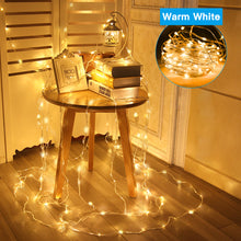 Load image into Gallery viewer, Warm White  USB Remote Control 3*3M 300LED String Lights Waterproof
