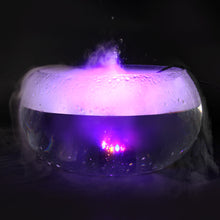 Load image into Gallery viewer, 12 LED Mist Maker Fogger Water Fountain Pond Fog Machine Atomizer Air Humidifier
