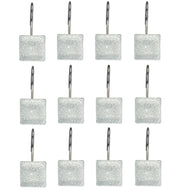 12 Piece Decorative Shower Curtain Hooks Bathroom