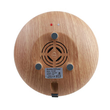 Load image into Gallery viewer, Ultrasonic Air Aromatherapy Essential Oil Diffuser LED lights Light Wood Grain
