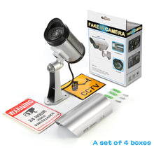 Load image into Gallery viewer, Fake Camera CCTV Surveillance System with LED Red Flashing Light
