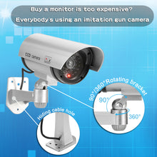 Load image into Gallery viewer, Fake Camera CCTV Surveillance System with LED Red Flashing Light
