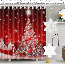 Load image into Gallery viewer, 12pcs Snowflake Anti-Rust Tie Backs Shower Curtain Hooks for Bathroom Decorative
