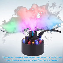 Load image into Gallery viewer, FITNATE 350ml/H Ultrasonic Mist Maker Fogger Metal Atomizer with Removable Splash Guard for Water Fountain Pond Pot Rockery Sink
