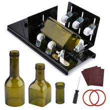 Load image into Gallery viewer, Fixm Glass Bottle Cutter Upgraded Version, Round, Square Bottles and Bottlenecks, Suitable for Bottles of Wine, Beer, Whisky, Champagne, Water and Soda(Black)
