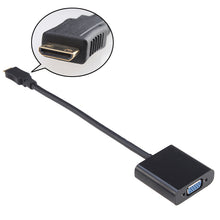 Load image into Gallery viewer, AGPtek 1080P Mini HDMI to VGA Female Video Cable Converter for PC DVD HDTV

