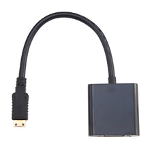 Load image into Gallery viewer, AGPtek 1080P Mini HDMI to VGA Female Video Cable Converter for PC DVD HDTV
