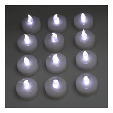 Load image into Gallery viewer, 60pcs Cool White LED Candle Light Flameless Tealight Coin Battery Operated Party
