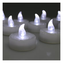Load image into Gallery viewer, 60pcs Cool White LED Candle Light Flameless Tealight Coin Battery Operated Party
