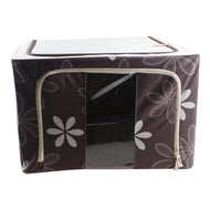 66L 50x40x33cm Large Storage case folding Organizer durable 600d oxford cloth &Steel Frame inside collapsible Snacks Storage Box