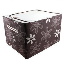 Load image into Gallery viewer, 66L 50x40x33cm Large Storage case folding Organizer durable 600d oxford cloth &amp;Steel Frame inside collapsible Snacks Storage Box
