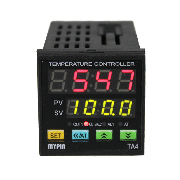 DIN 1/16 TA4-RNR AC/DC Digital PID Temperature Controller Dual Display 1 Alarm