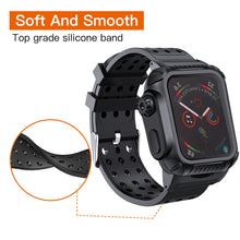 Load image into Gallery viewer, 44mm Full Cover Clear Case Screen Protector with Bands For Apple iWatch 4 5
