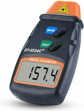 Load image into Gallery viewer, AGPtek Professional Digital Laser Photo Tachometer Non Contact RPM Tach Auto
