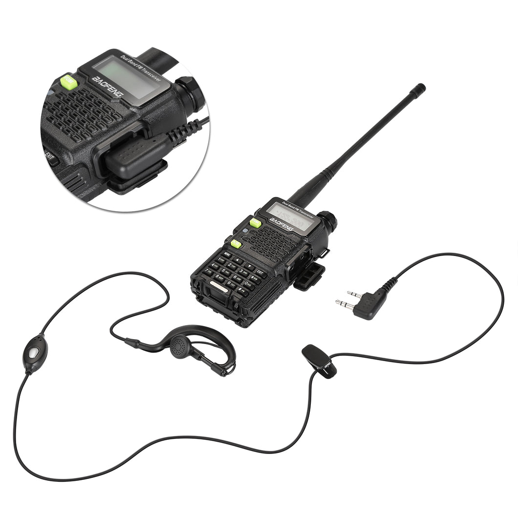 BAOFENG UV-5R5 VHF/UHF Dual Band Two Way Ham Radio Transceiver Walkie Talkie