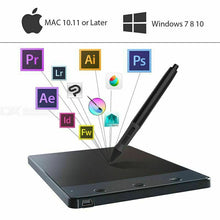 Load image into Gallery viewer, 4 x 2.23&quot; Anti-interference USB Art Graphics Drawing Pad Pen Tablet Board H420
