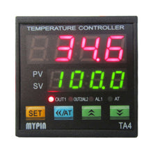 Load image into Gallery viewer, 1 PIECE  TA4-SNR Digital PID Temperature Controller 1 Alarm Relay Output TC/RTD
