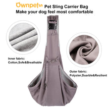 Load image into Gallery viewer, Adjustable Pet Sling Carrier Shoulder Bag Pouch 20~25lb Dog Cat Travel Messenger
